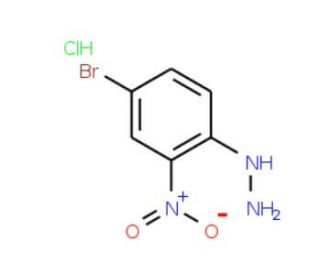 4-Bromo-2-nitrophenylhydrazine hydrochloride (CAS 100032-79-9) - chemical structure image