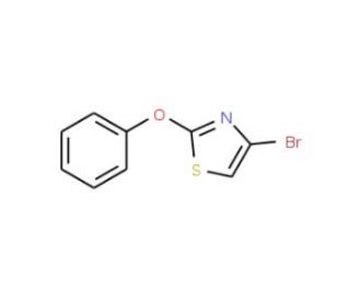 4-Bromo-2-phenoxythiazole (CAS 1065074-43-2) - chemical structure image