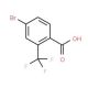 4-Bromo-2-(trifluoromethyl)benzoic acid (CAS 320-31-0) - chemical structure image