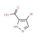 4-Bromo-2H-pyrazole-3-carboxylic acid - chemical structure image