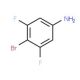 4-Bromo-3,5-difluoroaniline (CAS 203302-95-8) - chemical structure image