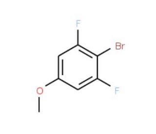 4-Bromo-3,5-difluoroanisole (CAS 202865-61-0) - chemical structure image