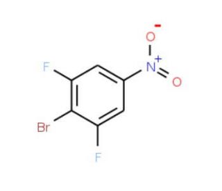 4-Bromo-3,5-difluoronitrobenzene (CAS 886762-62-5) - chemical structure image