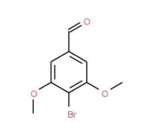 4-Bromo-3,5-dimethoxybenzaldehyde (CAS 31558-40-4) - chemical structure image