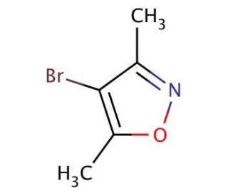4-Bromo-3,5-dimethylisoxazole (CAS 10558-25-5) - chemical structure image
