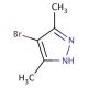 4-Bromo-3,5-dimethylpyrazole (CAS 3398-16-1) - chemical structure image