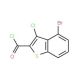 4-bromo-3-chloro-1-benzothiophene-2-carbonyl chloride - chemical structure image