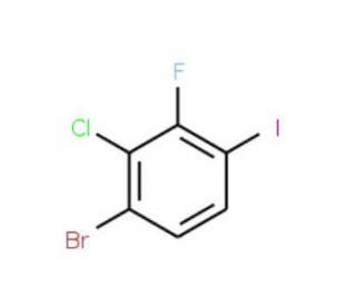 4-Bromo-3-chloro-2-fluoroiodobenzene - chemical structure image