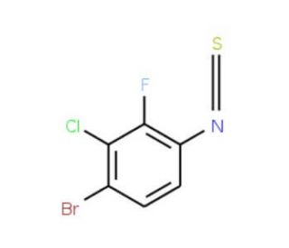 4-Bromo-3-chloro-2-fluorophenyl isothiocyanate - chemical structure image