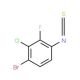 4-Bromo-3-chloro-2-fluorophenyl isothiocyanate - chemical structure image