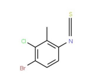 4-Bromo-3-chloro-2-methylphenylisothiocyanate (CAS 886501-25-3) - chemical structure image