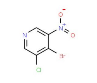 4-Bromo-3-chloro-5-nitropyridine (CAS 1072141-30-0) - chemical structure image