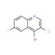 4-Bromo-3-chloro-6-fluoroquinoline (CAS 724787-81-9) - chemical structure image