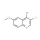 4-Bromo-3-chloro-6-methoxyquinoline (CAS 426842-71-9) - chemical structure image