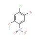 4-Bromo-3-chloro-6-nitroanisole (CAS 917562-21-1) - chemical structure image
