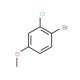 4-Bromo-3-chloroanisole (CAS 50638-46-5) - chemical structure image