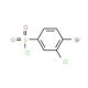 4-Bromo-3-chlorobenzenesulphonyl chloride (CAS 874801-46-4) - chemical structure image