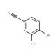 4-Bromo-3-chlorobenzonitrile (CAS 57418-97-0) - chemical structure image