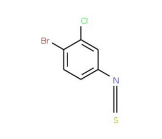 4-Bromo-3-chlorophenyl isothiocyanate (CAS 32118-33-5) - chemical structure image