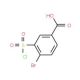 4-Bromo-3-chlorosulfonyl-benzoic acid (CAS 50803-23-1) - chemical structure image