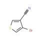 4-Bromo-3-cyanothiophene (CAS 18895-10-8) - chemical structure image