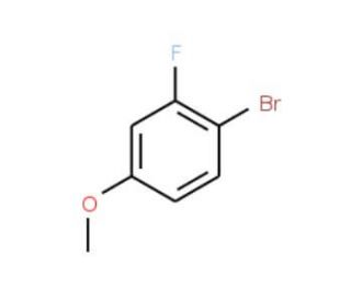 4-Bromo-3-fluoroanisole (CAS 408-50-4) - chemical structure image