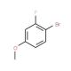 4-Bromo-3-fluoroanisole (CAS 408-50-4) - chemical structure image