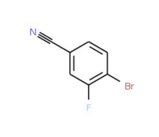 4-Bromo-3-fluorobenzonitrile (CAS 133059-44-6) - chemical structure image
