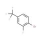 4-Bromo-3-fluorobenzotrifluoride (CAS 40161-54-4) - chemical structure image