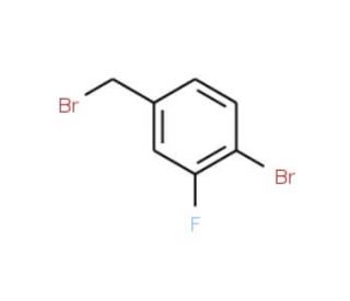 4-Bromo-3-fluorobenzyl bromide (CAS 127425-73-4) - chemical structure image