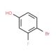 4-Bromo-3-fluorophenol (CAS 121219-03-2) - chemical structure image