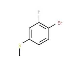 4-Bromo-3-fluorothioanisole (CAS 917562-25-5) - chemical structure image