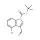 4-Bromo-3-formyl-1H-indole, N-BOC protected (CAS 303041-88-5) - chemical structure image