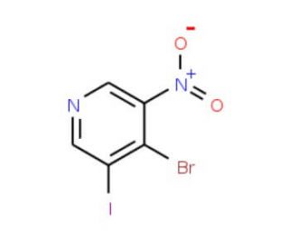 4-Bromo-3-iodo-5-nitropyridine - chemical structure image