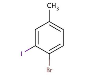 4-Bromo-3-iodotoluene (CAS 858841-53-9) - chemical structure image