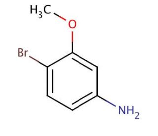 4-Bromo-3-methoxyaniline (CAS 19056-40-7) - chemical structure image