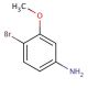 4-Bromo-3-methoxyaniline (CAS 19056-40-7) - chemical structure image