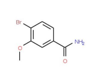 4-Bromo-3-methoxybenzamide (CAS 176961-57-2) - chemical structure image