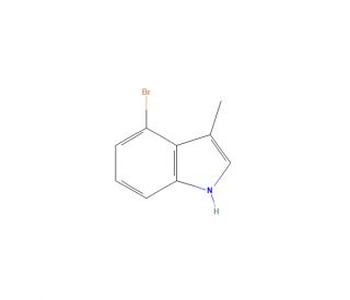 4-Bromo-3-methyl-1H-indole (CAS 475039-81-7) - chemical structure image