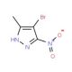 4-Bromo-3-methyl-5-nitro-1H-pyrazole (CAS 70951-96-1) - chemical structure image