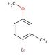 4-Bromo-3-methylanisole (CAS 27060-75-9) - chemical structure image