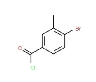 4-Bromo-3-methylbenzoyl chloride (CAS 21900-25-4) - chemical structure image