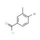 4-Bromo-3-methylbenzoyl chloride (CAS 21900-25-4) - chemical structure image