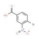 4-Bromo-3-nitrobenzoic acid (CAS 6319-40-0) - chemical structure image