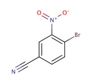 4-Bromo-3-nitrobenzonitrile (CAS 89642-49-9) - chemical structure image