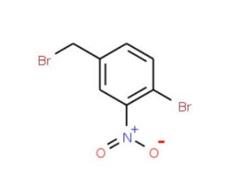 4-bromo-3-nitrobenzyl bromide (CAS 326595-66-8) - chemical structure image