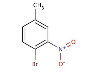 4-Bromo-3-nitrotoluene (CAS 5326-34-1) - chemical structure image