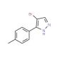 4-Bromo-3-p-tolyl-1(2)H-pyrazole (CAS 1116093-45-8) - chemical structure image