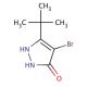 4-Bromo-3-(tert-butyl)-1H-pyrazol-5-ol - chemical structure image