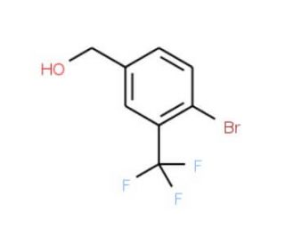 4-Bromo-3-(trifluoromethyl)benzyl alcohol (CAS 957207-09-9) - chemical structure image